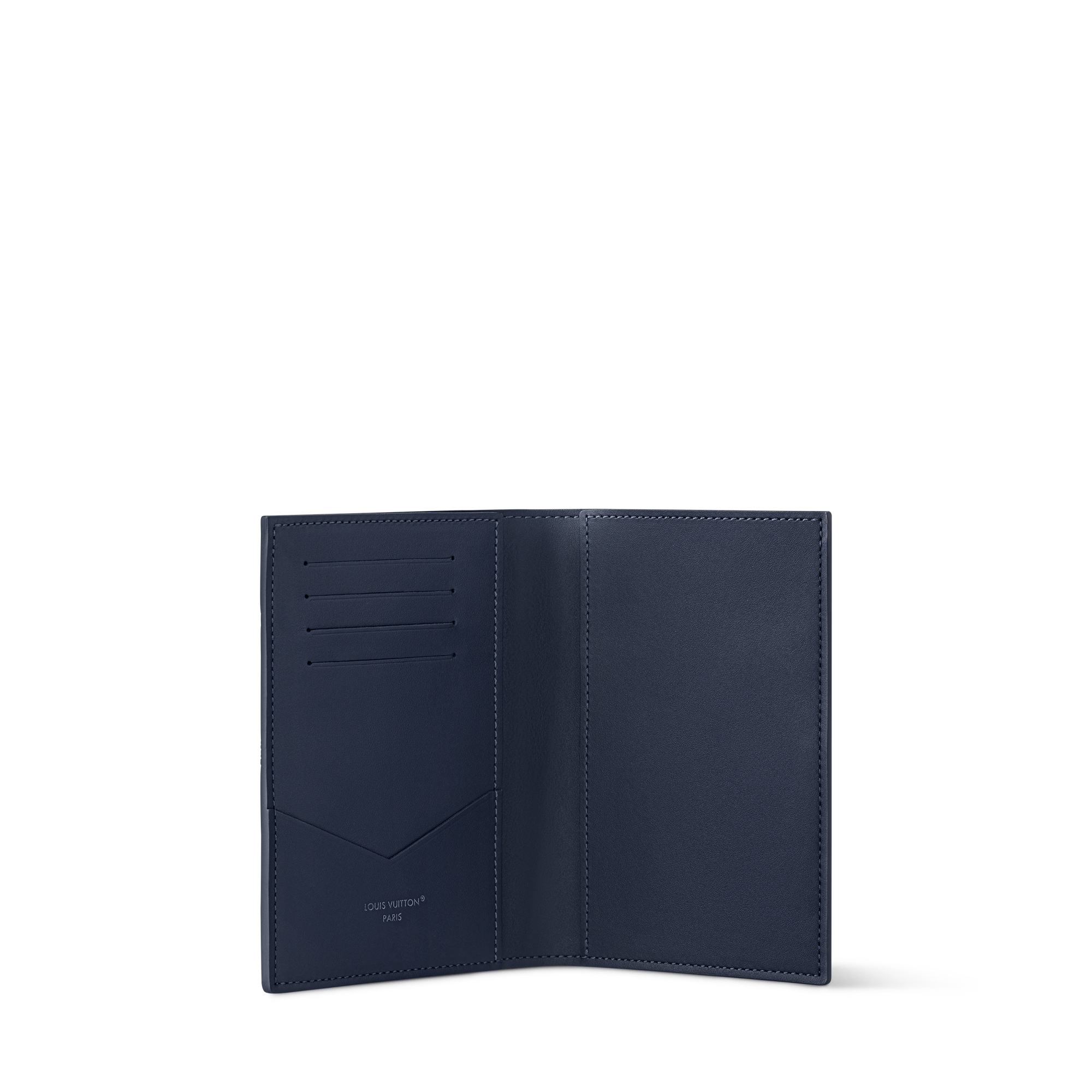 Passport Cover - Luxury Monogram Shadow Leather Blue | LOUIS VUITTON